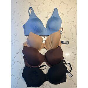 RESELLER'S BOX OF NWT GAP BODY BRAS SIZE 36